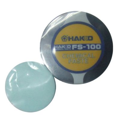 HAKKO FS-100烙铁头助焊膏 焊咀焊锡化学膏清洁保护烙铁头 FS-100化学膏白光助焊膏