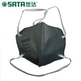 自吸过滤式防颗粒物呼吸器(KN95折叠活性炭 口罩)_HF0204C_世达/SATA