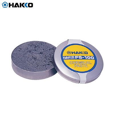 HAKKO FS-100烙铁头助焊膏 焊咀焊锡化学膏清洁保护烙铁头 FS-100化学膏白光助焊膏