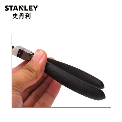 黑色双塑柄水口钳_5寸|6寸_史丹利/STANLEY_终生保用（刃口不在保用范围）