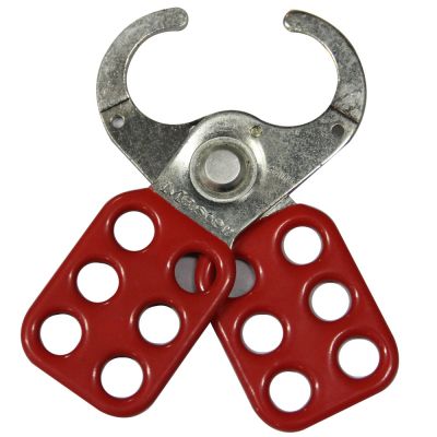 [二手]玛斯特Master Lock 420 421 428 429乙烯喷涂 尼龙绝缘搭扣锁工业安全挂锁搭扣锁