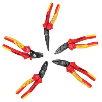 省力型VDE绝缘耐压钢丝钳7.5“_72655_世达/SATA