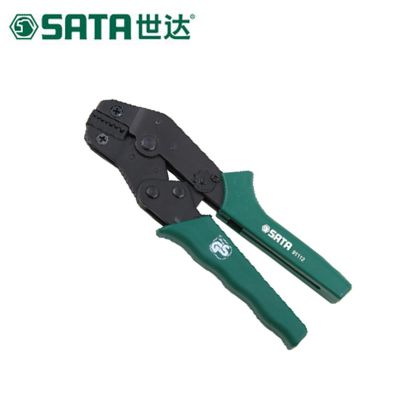 精密欧式端子压接钳7.5“(0.14-2.5MM2)_91112_世达/SATA