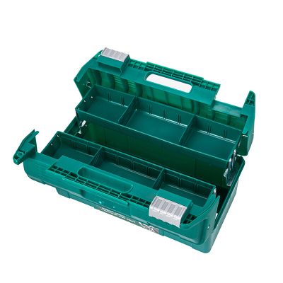 三翻斗塑料工具箱17“_95166_世达/SATA