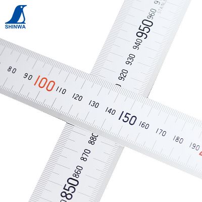 SHINWA亲和 不锈钢直尺 亚光钢直尺 15cm30cm60cm工业级钢尺 21573