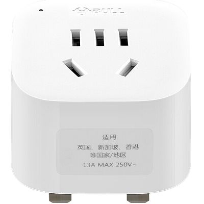 公牛插座_新GN-L01E(S)英标转换器(吸)一转二13A250V_公牛/BULL