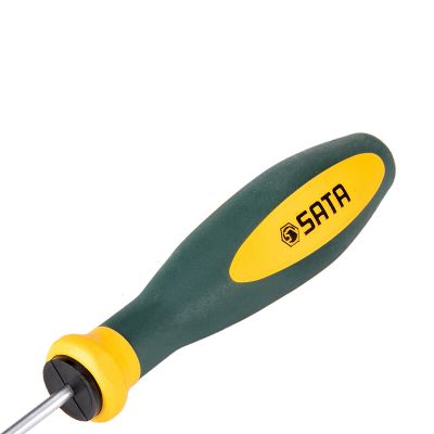 十字形专业级双色柄螺丝批#0 x 60mm_63601_世达/SATA